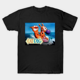 Cat Dog Surfmania T-Shirt